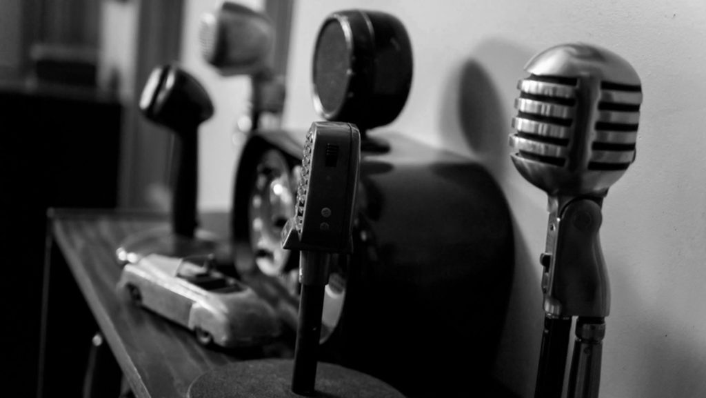vintage drum microphones